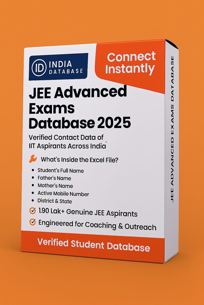 JEE Advanced Exams Database 2025