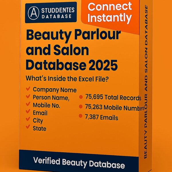 Beauty Parlour and Salon Database 2025