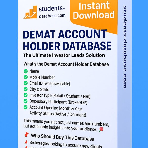 Demat Account Holder Database 2025
