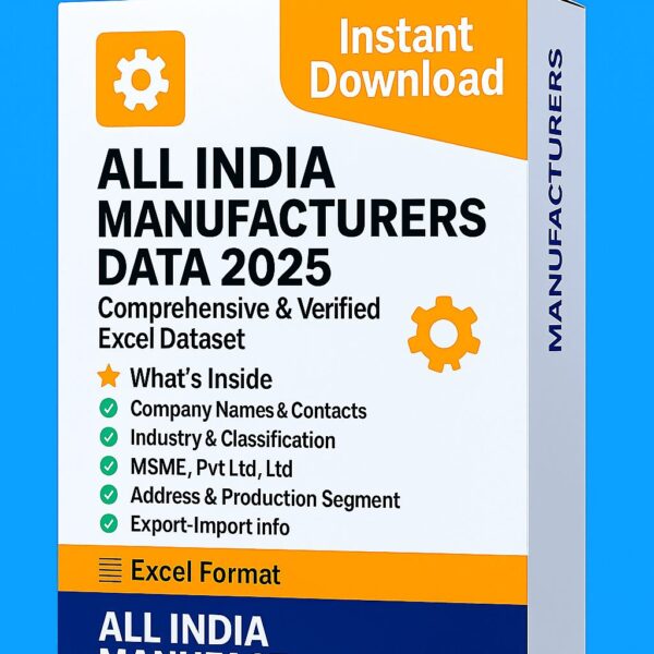 All India Manufacturers Data