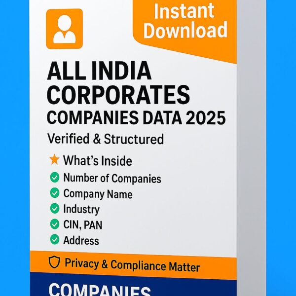 All India Corporates Companies Data