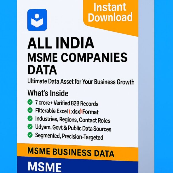 All India MSME Companies Data