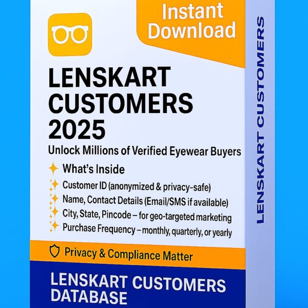 Lenskart Customers Database 2025