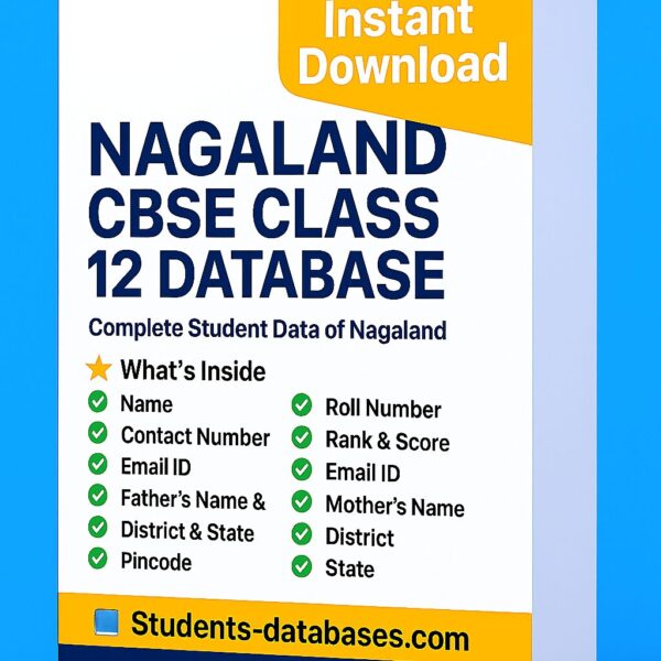 Nagaland CBSE Class 12 Database 2025
